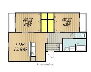 ドゥーファミーユ【1階】の間取り